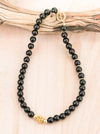 Stackable Stone Toggle Necklace