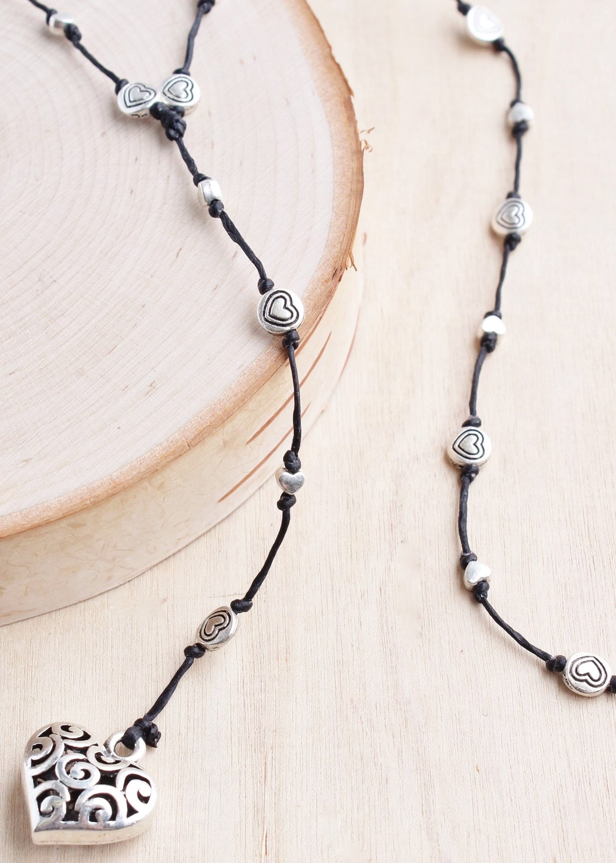 Small Puffy Heart Alloy Necklace | Shop Bali Queen