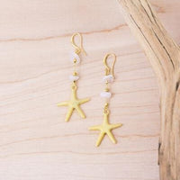 Naples Starfish Stone Earrings