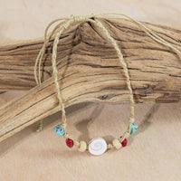 Shark Eye Stone Anklet | Shop Bali Queen