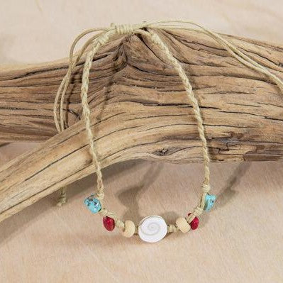 Shark Eye Stone Anklet | Shop Bali Queen