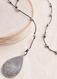 Solid Teardrop Alloy Necklace | Shop Bali Queen
