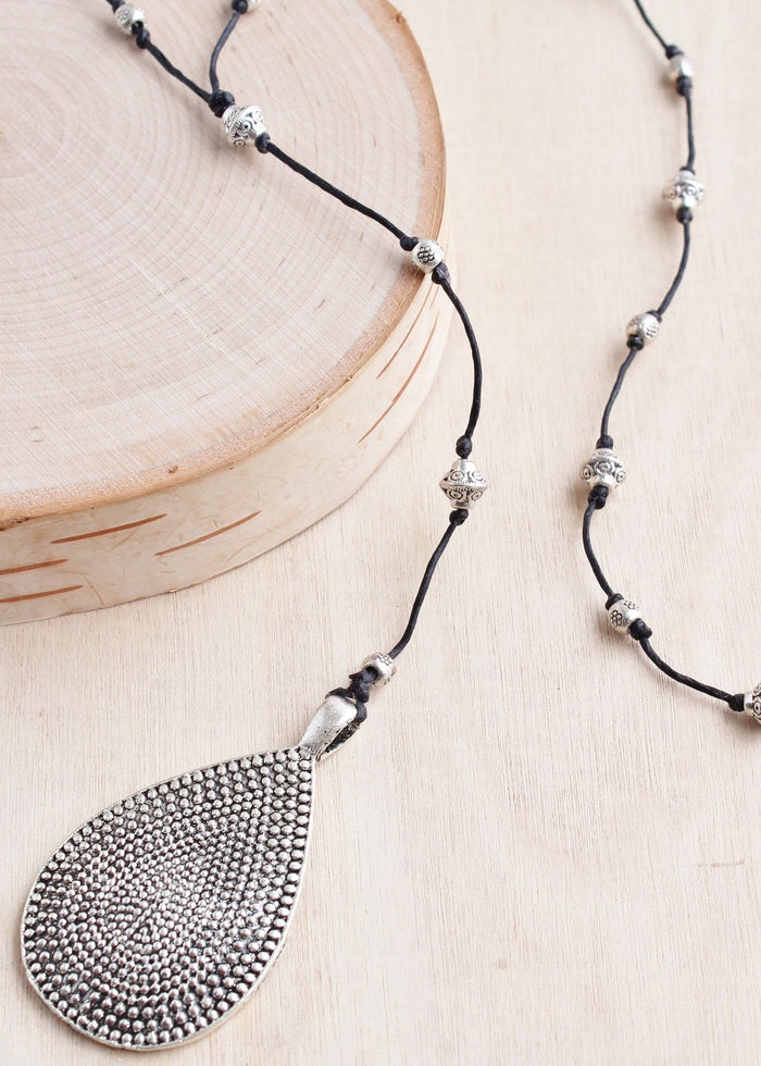 Solid Teardrop Alloy Necklace | Shop Bali Queen