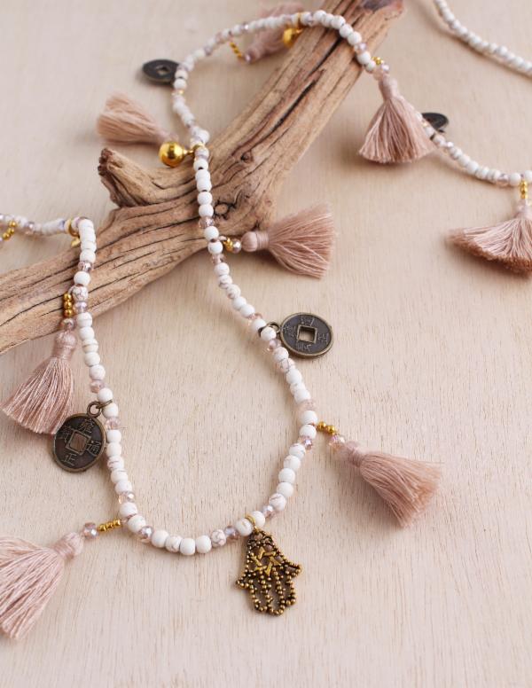 Coin Lg Tassel Necklace