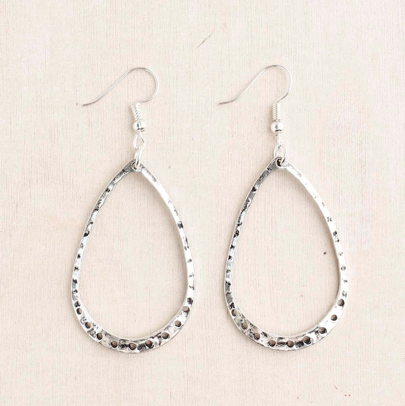 Teardrop Hoop Earrings