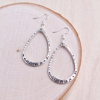 Teardrop Hoop Earrings