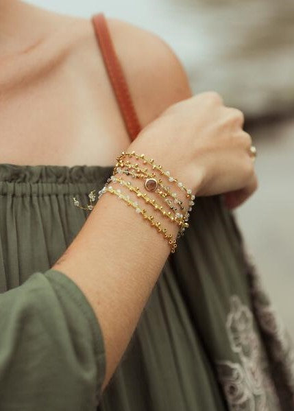 Thai Crystal Wrap Bracelet