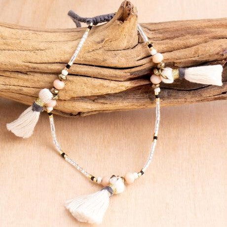 Tiny Tassel Adjustable Bracelet | Shop Bali Queen