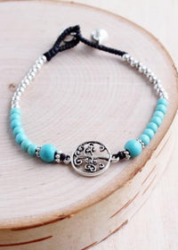Tree Of Life Stone Alloy Bracelet