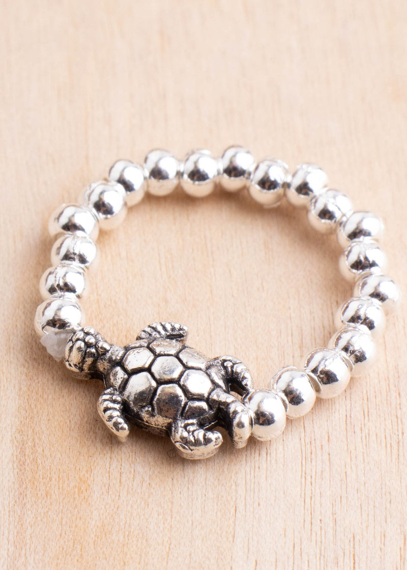 Sea Turtle Alloy Stretch Ring