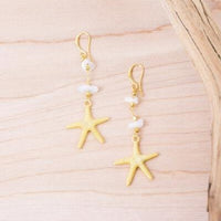Naples Starfish Stone Earrings