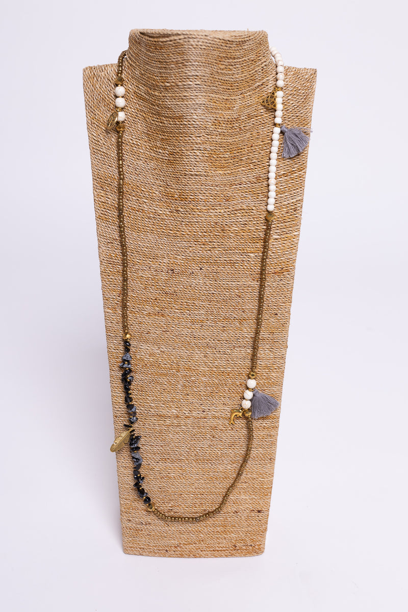 Stretchy Stone Wrap Bracelet/Necklace